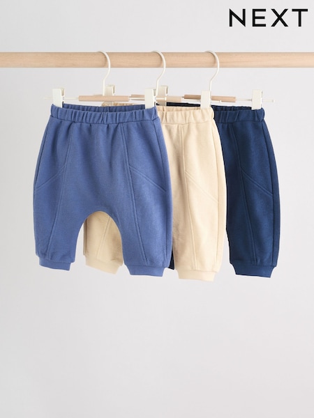 Modra/nevtralna - Joggers 3 Pack (0mths-2yrs) (AY7113) | € 19 - € 21