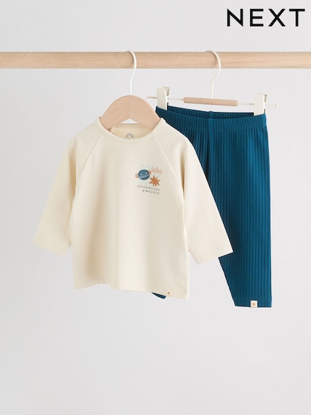 Blue Space Baby Top and Leggings 2 Piece Set (0mths-3yrs) (AY7123) | €15 - €17.50
