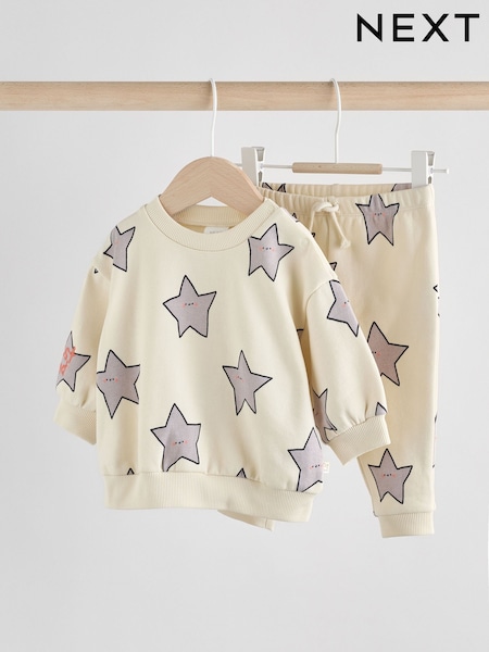 Grey Star Baby Sweatshirt and Joggers Set (0mths-2yrs) (AY7129) | AED71 - AED81