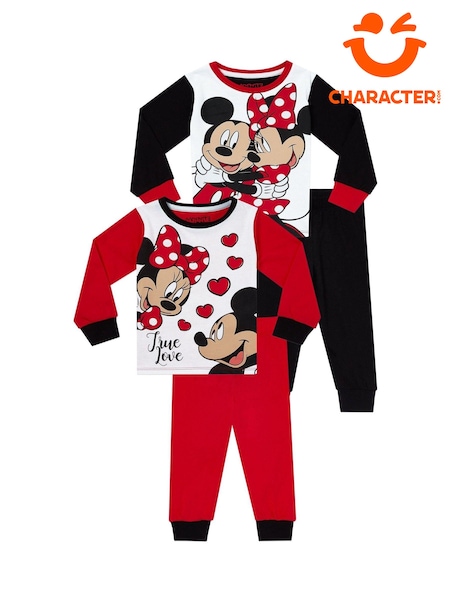 Character Disney Minnie Mouse And Mickey Mouse 100% Cotton Pyjamas 2 Pack (AY7136) | 19 €