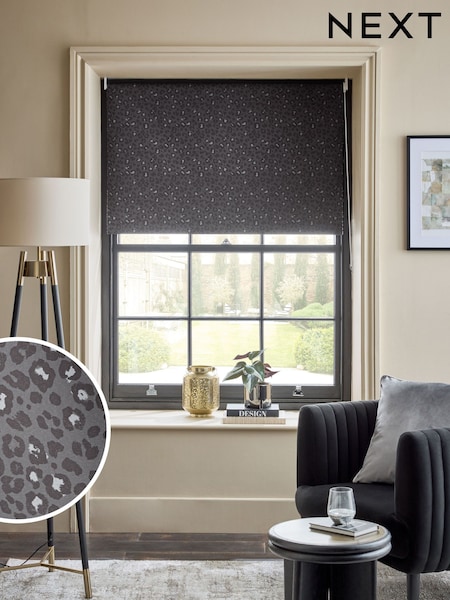 Charcoal Grey Ready Made Blackout Roller Blind (AY7258) | €23.50 - €61