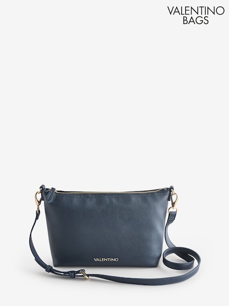 Valentino Bags Blue Brixton Crossbody Clutch (AY7376) | ₪397
