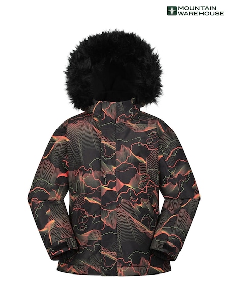 Mountain Warehouse Black Kids Berg Water Resistant Snow Jacket (AY7452) | R$ 590