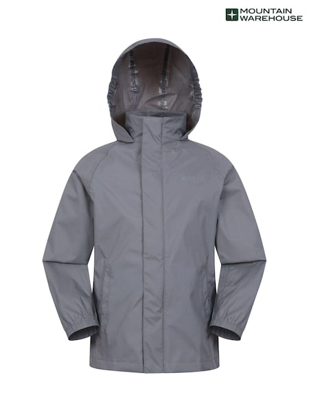 Mountain Warehouse Grey Kids Pakka II Waterproof Jacket (AY7459) | R$ 225