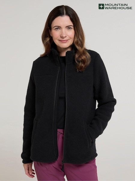 Mountain Warehouse Black Womens Evie Borg Fleece (AY7465) | €58