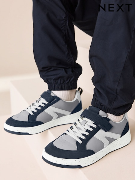 Blue Touch Fastening Elastic Lace Trainers (AY7513) | R$ 215 - R$ 255