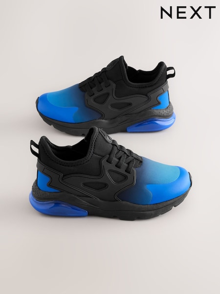 Black Blue Ombre Standard Fit (F) Pull On Trainers (AY7521) | AZN 65 - AZN 90