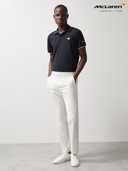 Reiss Navy Crypto McLaren F1 Team Cotton Polo Shirt (AY7528) | €95