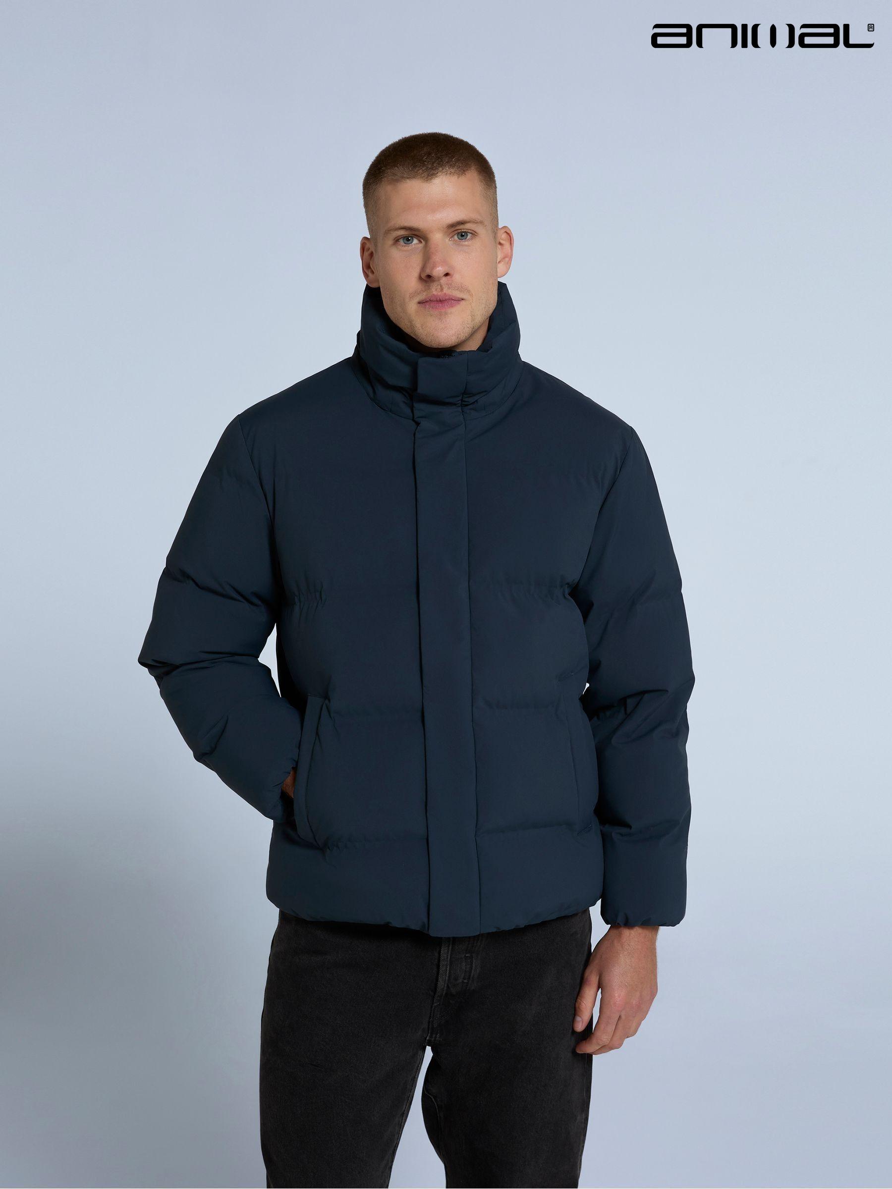 Animal Blue Zip Through Plain Coats | Next Oman