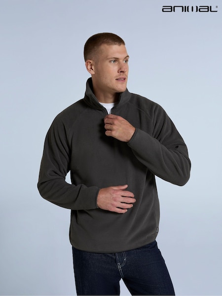 Animal Stockholm Mens Half Zip Fleece (AY7560) | ‏126‏₪
