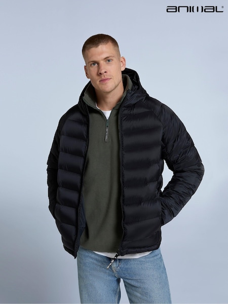 Animal Black Mens Light Cloud Cosi Padded Jacket (AY7566) | €100
