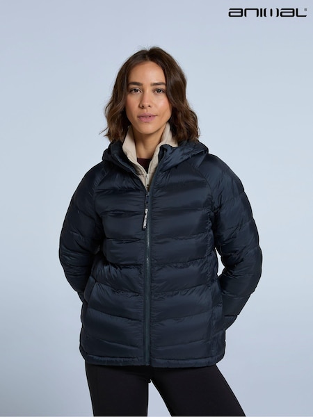 Animal Blue Womens Light Cloud Cosi Padded Jacket (AY7575) | ₪352