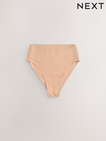 Praline Nude High Rise High Leg No VPL Tummy Control Shaping Knickers (AY7596) | €22.50