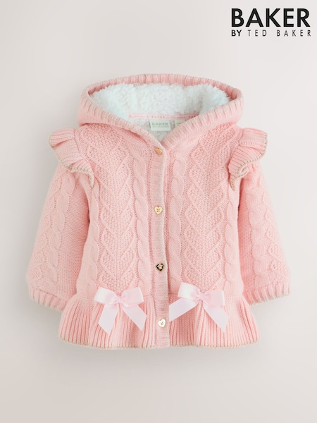 Baker by Ted Baker Knitted Bow Detail Coatigan (AY7633) | €42 - €49