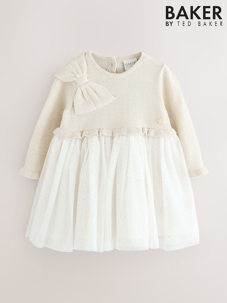 Baker by Ted Baker Knitted Glitter Mesh Mockable Dress (AY7634) | €37 - €44