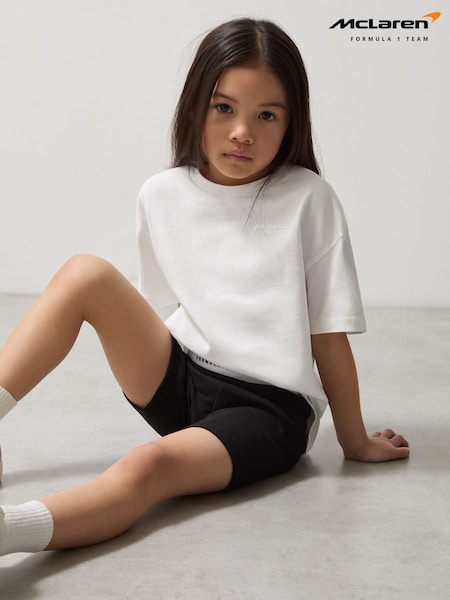 Reiss Sophia Mclaren F1 Team Ribbed Cycle Shorts (AY7747) | ‏146‏₪
