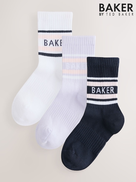 Baker by Ted Baker Girls Socks 3 Pack (AY7860) | € 14 - € 16