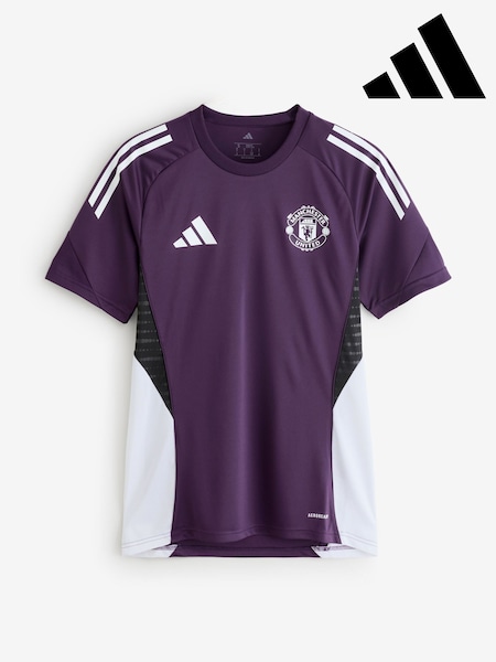 adidas Plum Purple Manchester United Tiro 25 Competition Training Jersey (AY7972) | R$ 445