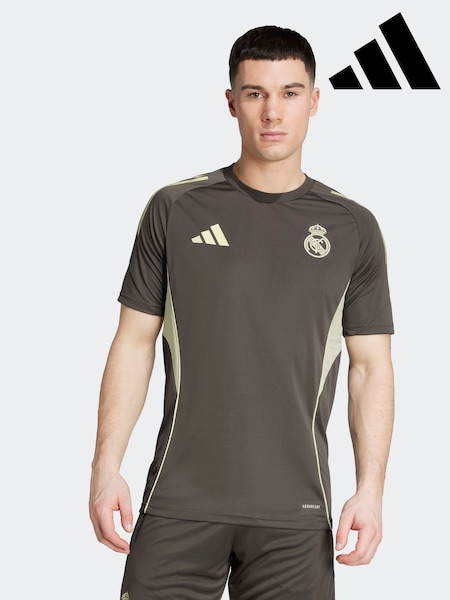 adidas Grey Real Madrid Tiro 25 Competition Training Football Shirt (AY7977) | AED262