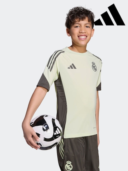 adidas Lime Green Kids Real Madrid Tiro 25 Competition Training Jersey (AY7991) | R$ 345