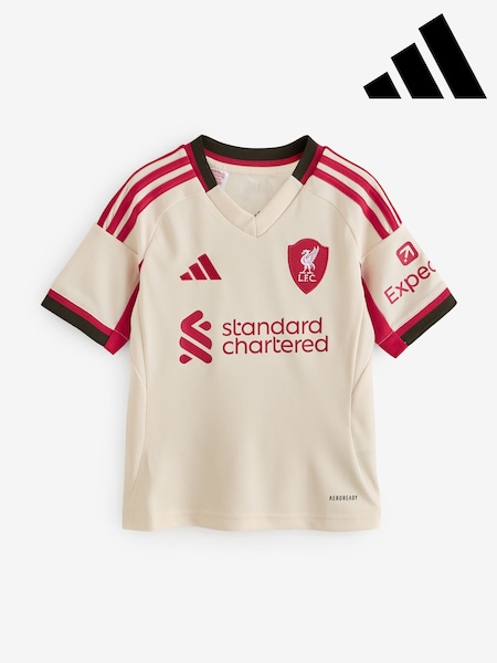 adidas White Kids Liverpool FC 25/26 Away Jersey (AY7999) | €73