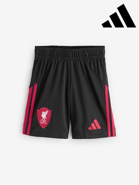 adidas Black Kids Liverpool FC 25/26 Away Shorts (AY8001) | 148 QAR