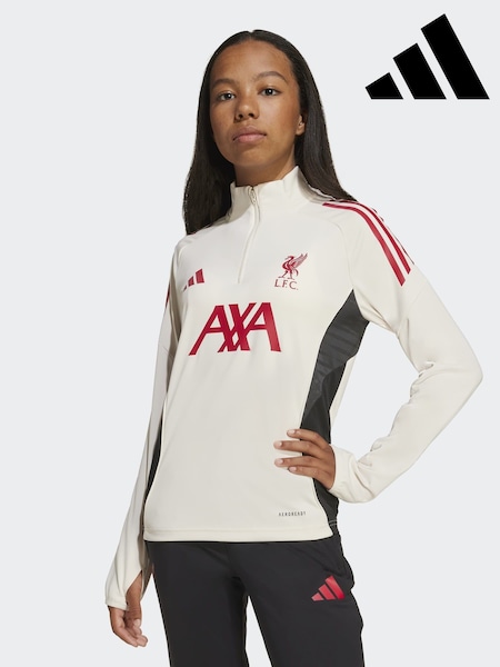 adidas White Kids Liverpool FC Tiro 25 Competition Training Top (AY8006) | €60