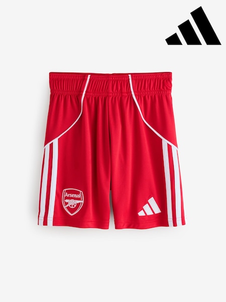 adidas Red/White Kids Arsenal 25/26 Home Shorts (AY8010) | R$ 295