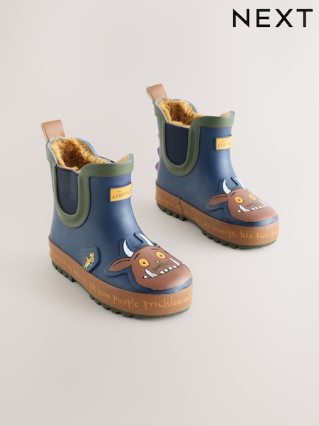 Navy Gruffalo Warm Lined Ankle Wellies (AY8028) | €24 - €28