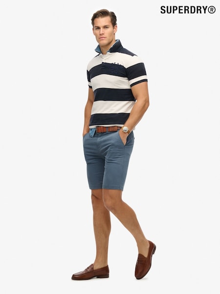 Superdry Blue Officer Chino Shorts (AY8042) | €68