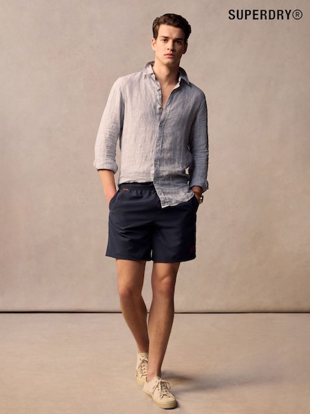 Superdry Navy Essential 17 Swim Shorts (AY8044) | ₪151