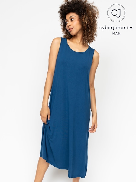 Cyberjammies Blue Jersey Long Nightdress (AY8103) | €51