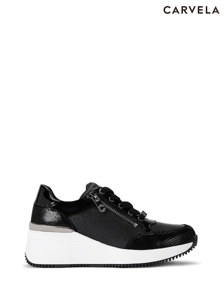 Carvela Skyline Wedge White Sneakers (AY8124) | €213