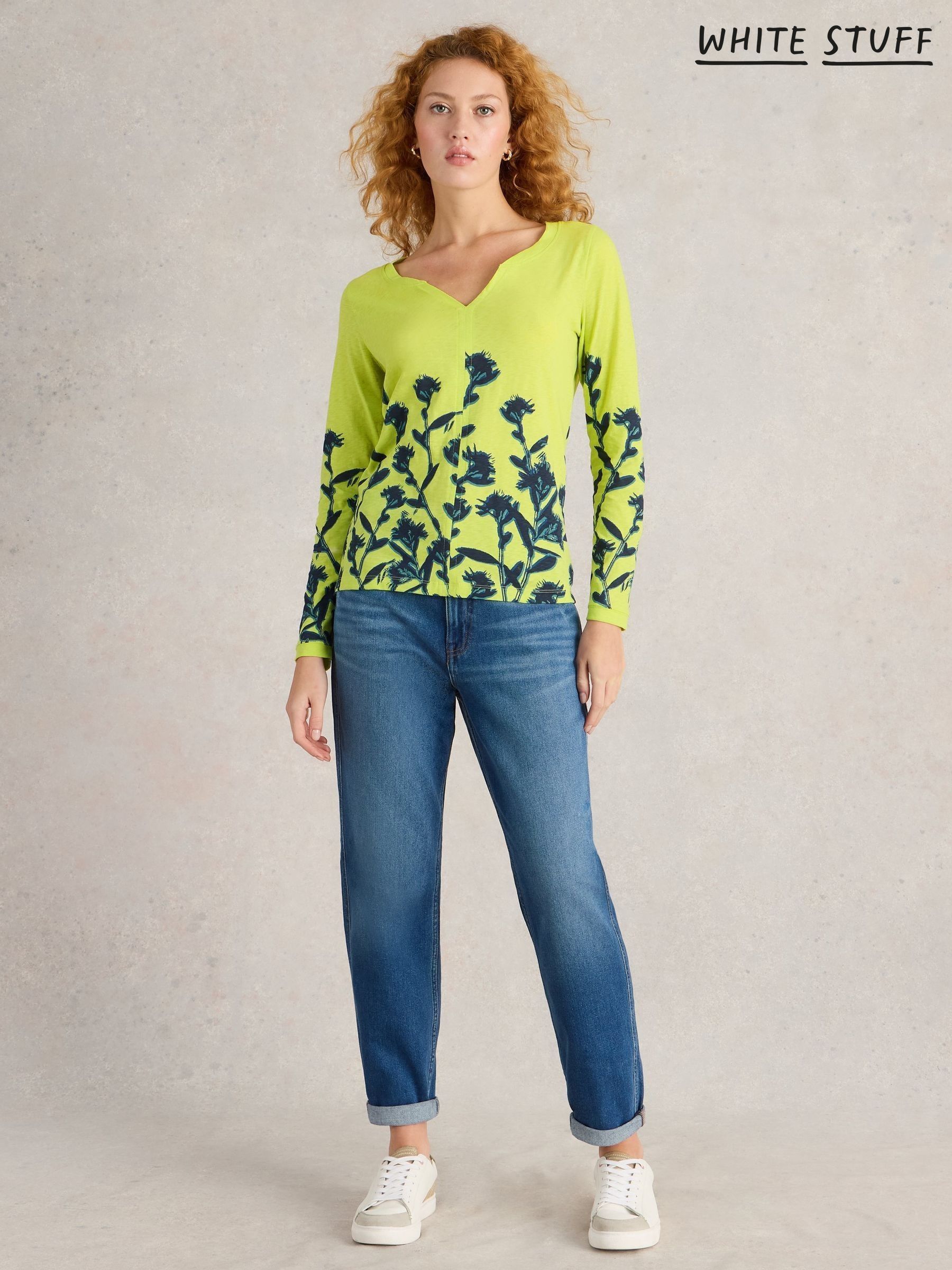 Women s Curve White Stuff Yellow Tops Brandedfashion Next Luxembourg