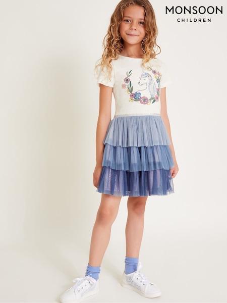 Monsoon Short Sleeve Unicorn Disco Dress (AY8238) | ‏21 ر.ع.‏ - ‏23 ر.ع.‏