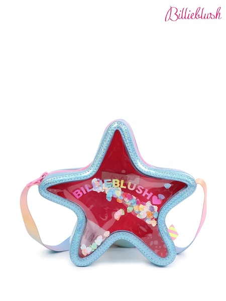 Billieblush Pink Multicolour Star Sequin Logo Cross-Body Bag (AY8287) | ‏169 د.إ.‏