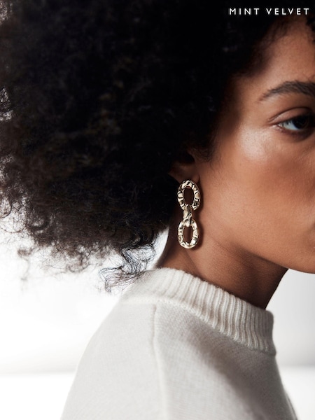 Mint Velvet Gold Tone Chain Earrings (AY8314) | 1,502 UAH