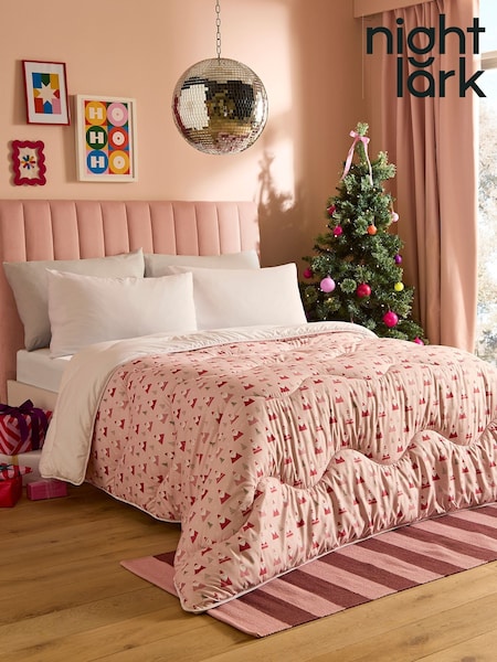 Night Lark Santa 10.5 Tog Coverless Duvet Set