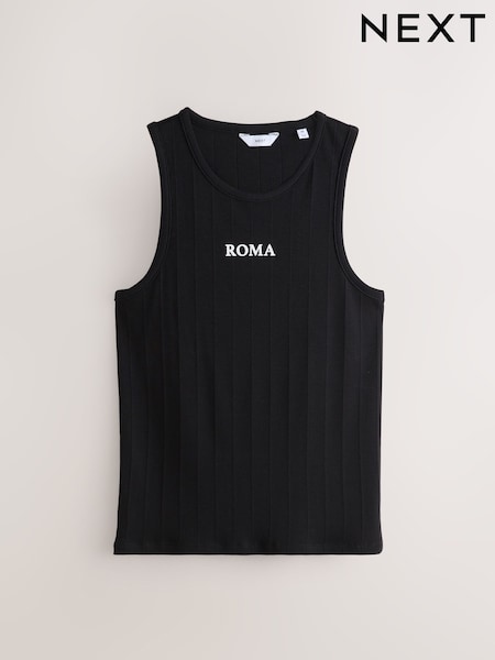 Black Textured Vest (AY8386) | €26