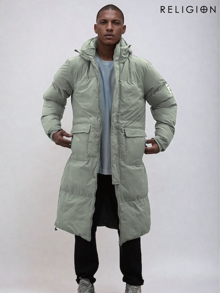 Religion Green Voyager Parka (AY8506) | €165