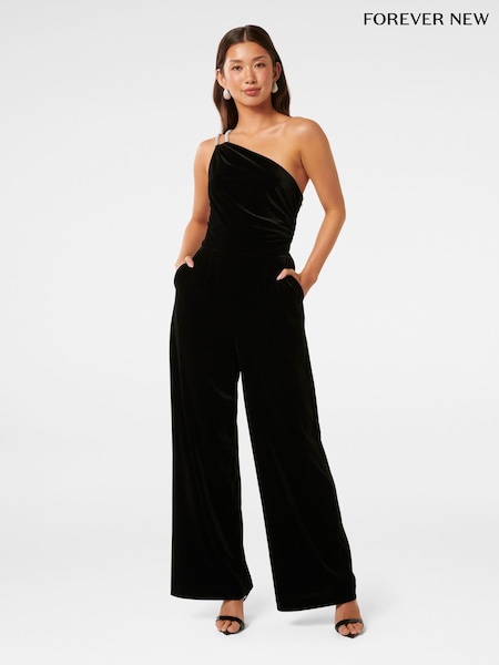 Forever New Costanza Diamante Velvet Jumpsuit (AY8544) | 170 €