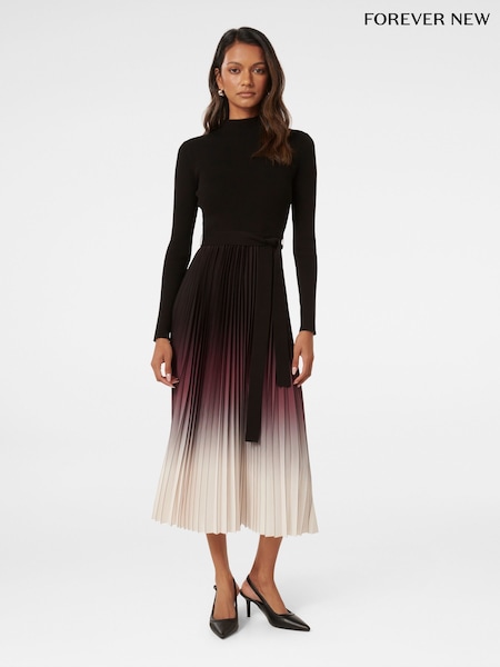 Forever New Purple Harmony Petite Midi Dress (AY8584) | €133