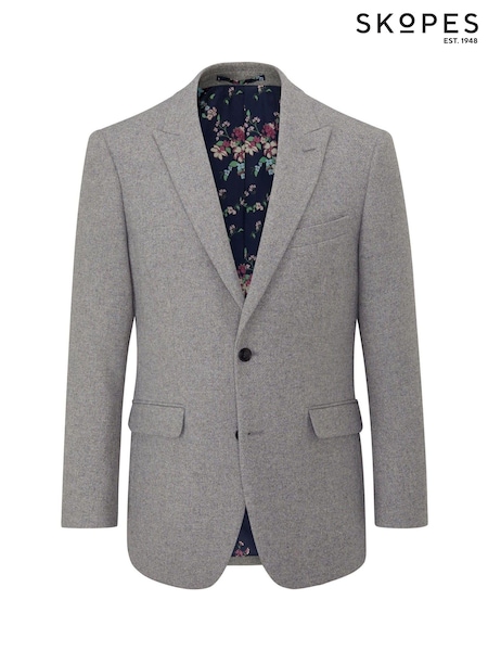 Серый - Skopes Tailored Fit Tweed Effect Ingram Jacket (AY8700) | €158