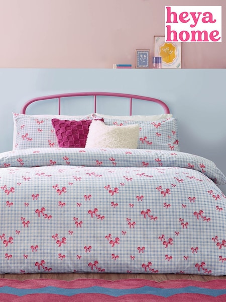 heya home Gingham Bows Duvet Set (AY8814) | 27 € - 50 €