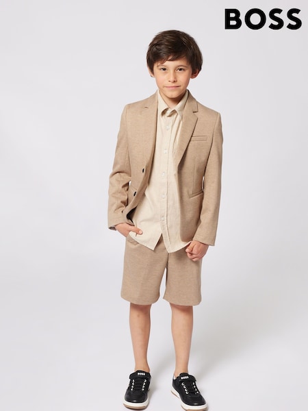BOSS Natural Chino Occasion Shorts (AY8869) | 483 QAR