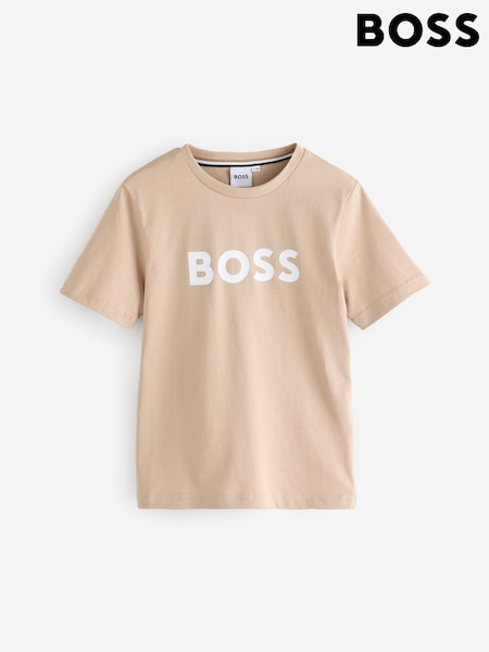 BOSS Natural Logo Short Sleeve T-Shirt (AY8876) | €59
