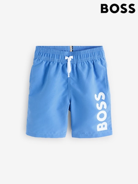 Boss Vertical Logo Swin Shorts (AY8888) | ‏323‏₪