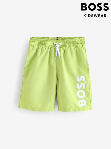 Boss Vertical Logo Swin Shorts (AY8889) | ‏323‏₪