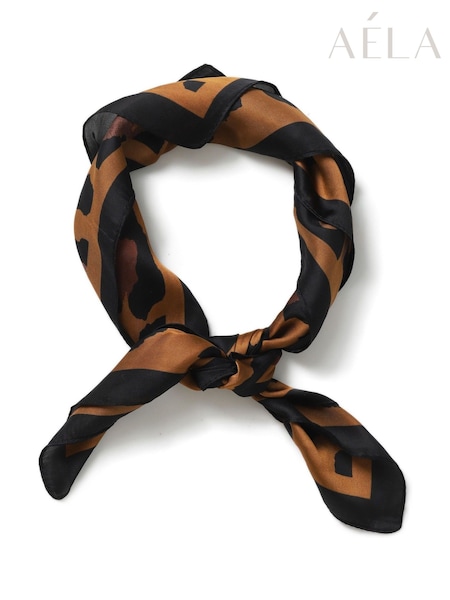 Aela Animal Print Tie Me Up Scarf (AY8962) | €19