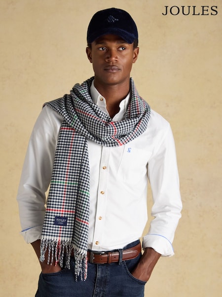Joules Langtree Check Cream/Navy Scarf (AY9014) | €22